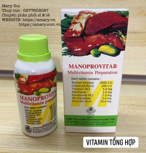 Viên uống bổ sung các Vitamin tổng hợp cần thiết trong cơ thể