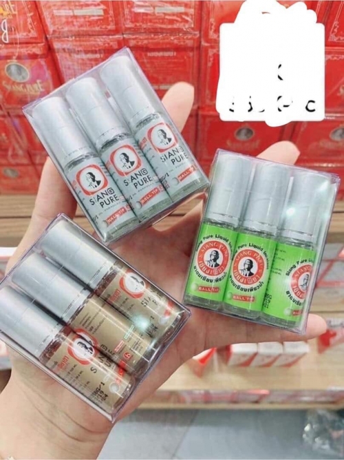 DẦU GIÓ SIANG PURE OIL DẠNG LĂN CHAI MINI THÁI LAN