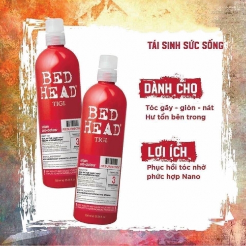  DẦU GỘI XẢ TIGI BED HEAD MỸ