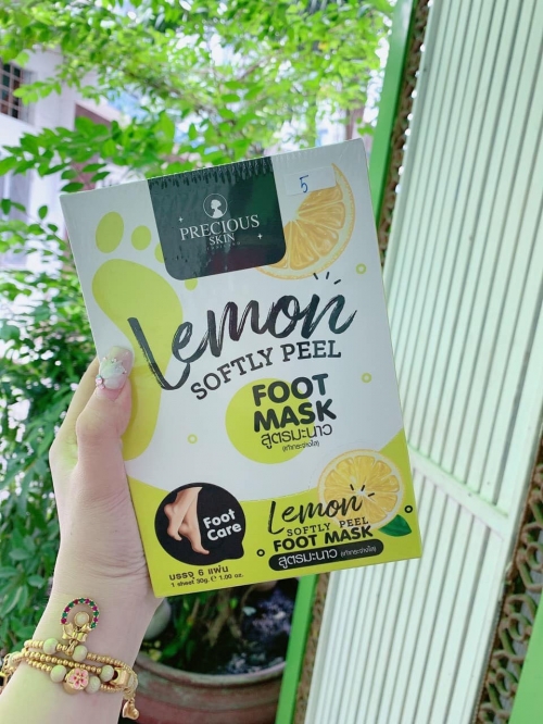 Mask ủ chân Lemon và  Dừa 