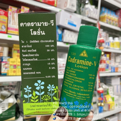 THUỐC  BÔI CHỐNG DỊ ỨNG CADRAMIN V