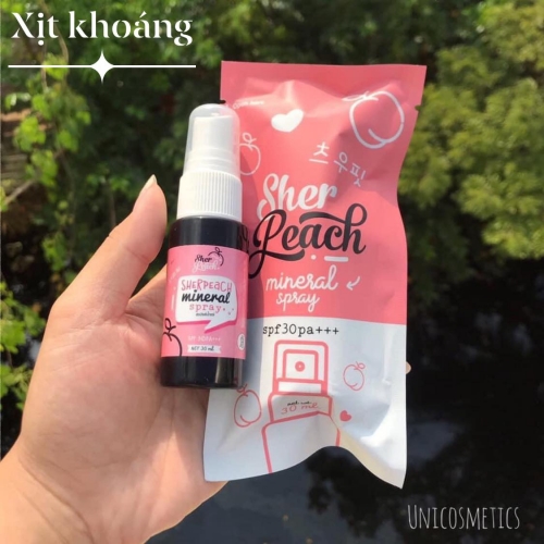 XỊT KHOÁNG ĐÀO SHER PEACH THÁI LAN